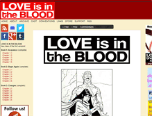 Tablet Screenshot of loveisintheblood.com